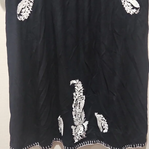 Chelsea & Theodore Blue Long Sleeve Scoop Neck Dress size XL - Picture 4 of 10